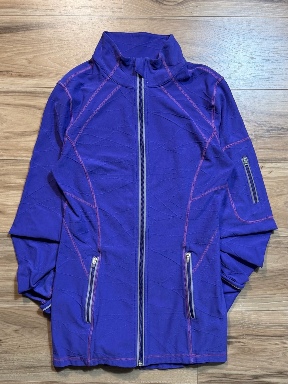 Kirkland Women's Purple Zip-Front Active Jacket